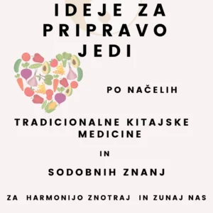 e- RECEPTI po TRADICIONALNI KITAJSKI MEDICINI